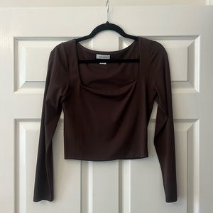 Aritzia Babaton square neck long sleeve